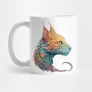 Feathered Dragon Cat Mug